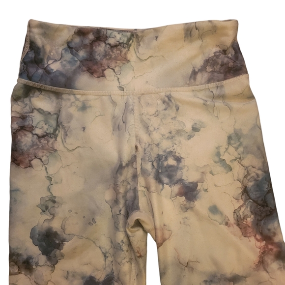 Unique Multi-Colored Tye Dye Effect Work Out Yoga Leggings Tights Size Small - Picture 4 of 4